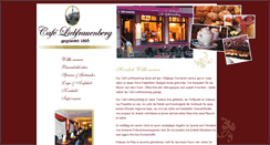 Desktop Screenshot of cafe-liebfrauenberg-frankfurt.de
